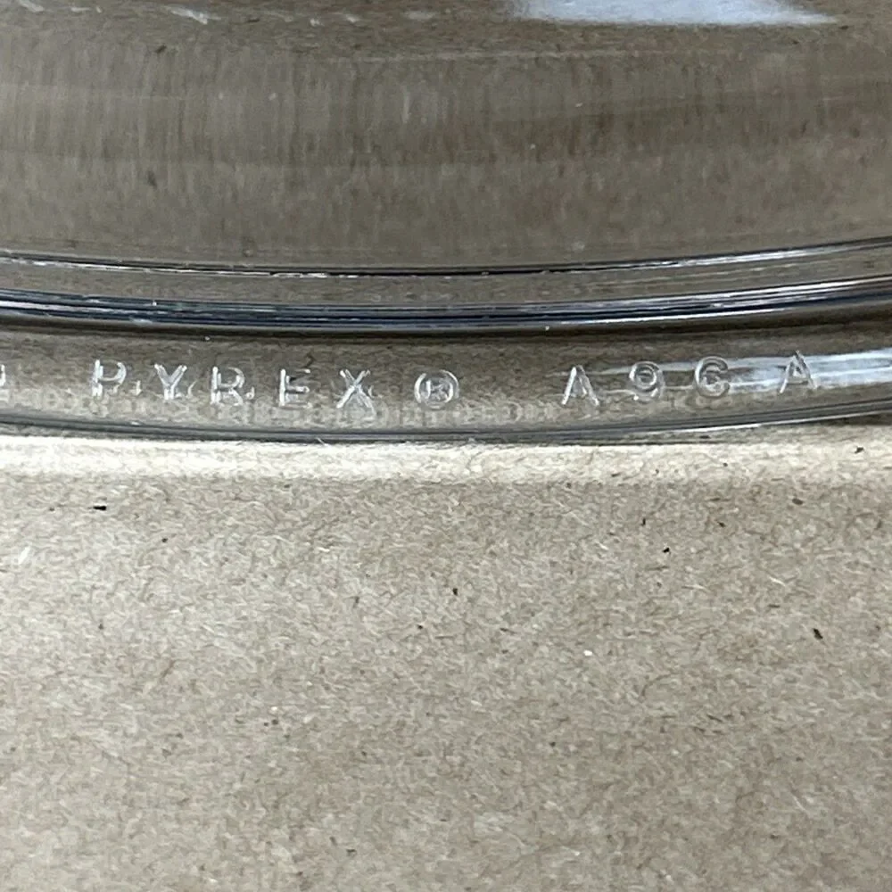 Pyrex Glass Lid A9C fits A-2-B & A-3-B, A-8-B & 9